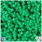 BeadTin Green Opaque 11mm TriBead Plastic Craft Beads (500pcs)